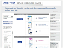 Tablet Screenshot of commander-pileje.fr